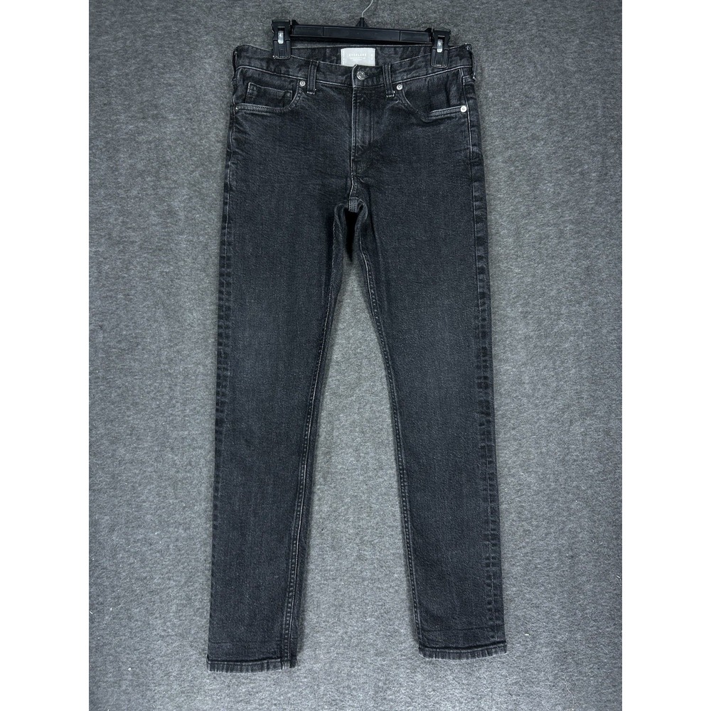 Everlane Jeans Mens‎ 31x32 Black The Selvedge Slim Fit jean Organic Cotton